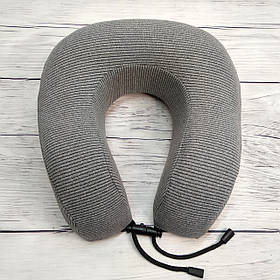 Ортопедична подушка для подорожей Colorful Home сіра