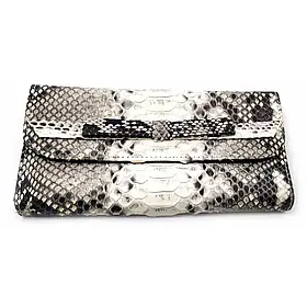 Гаманець зі шкіри пітона натуральний колір (20х10х2см)