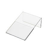 Цінникотримач L-подібний 50х30мм. Горизонтальний (Акрил 1.5мм.) (WiS-142), фото 3