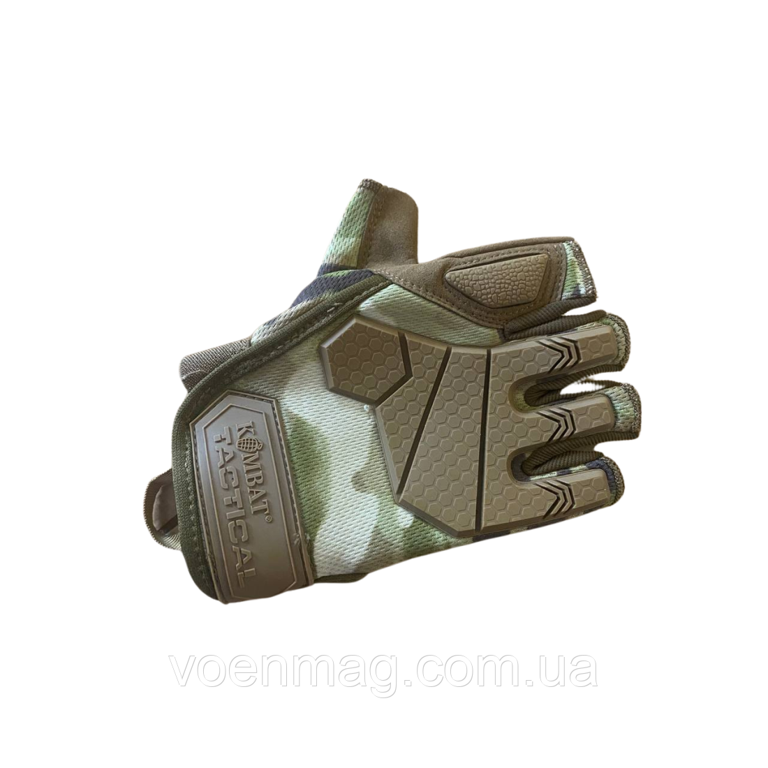Рукавички тактичні KOMBAT UK Alpha Fingerless Tactical Gloves MultiCam