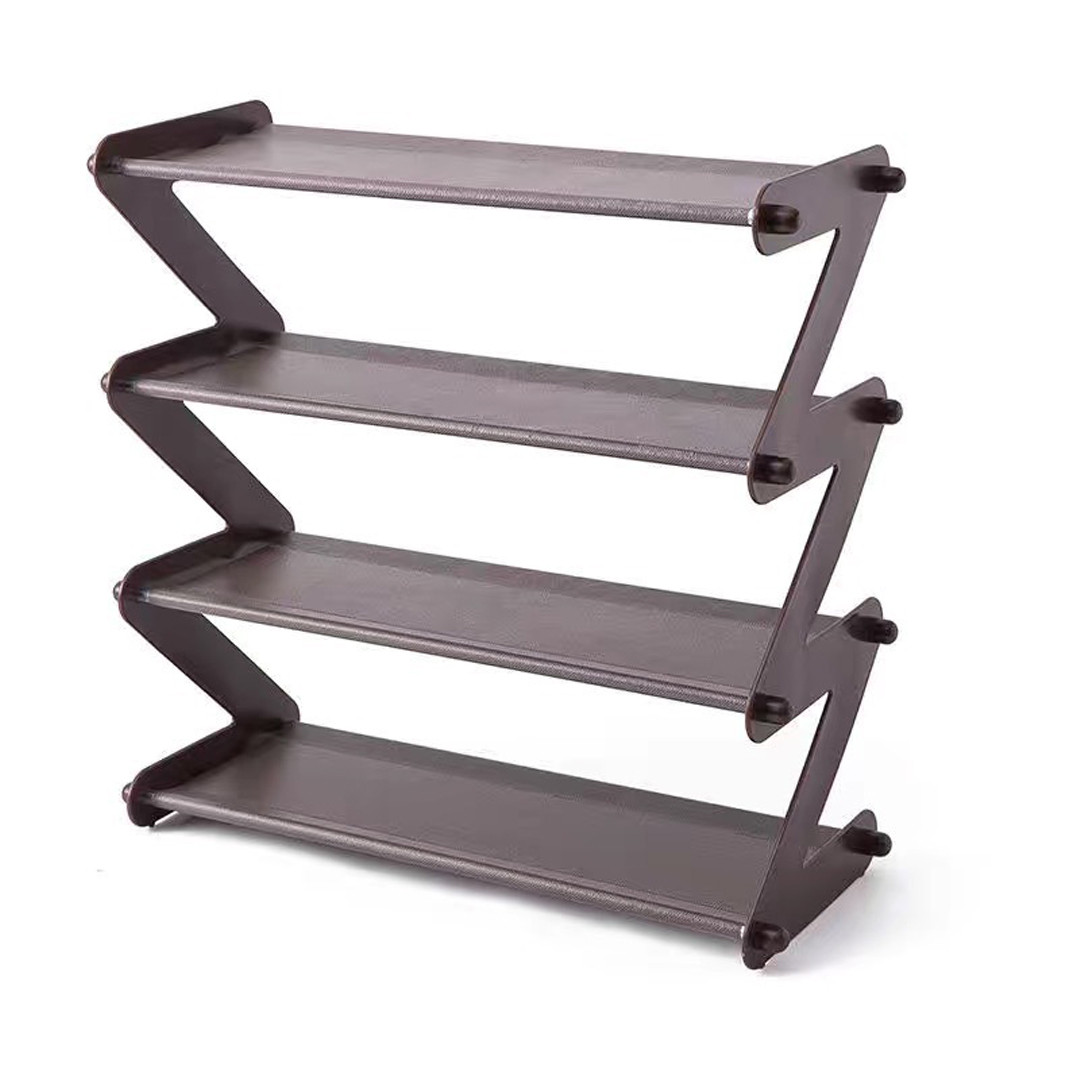 Вертикальна підлогова органайзер-полочка для взуття 4 яруси Shape Shoe rack Z5 48x19x46 см, фото 1