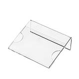 Цінникотримач L-подібний 65х50мм. Горизонтальний (Акрил 1.5мм.) (WiS-145), фото 3