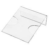 Цінникотримач L-подібний 70х80мм. Вертикальний. (Акрил 1.5мм.) (WiS-146), фото 3