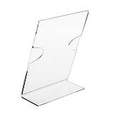 Цінникотримач L-подібний А6. 105х148мм. Вертикальний. (Акрил 1.8мм.) (WiS-147), фото 3