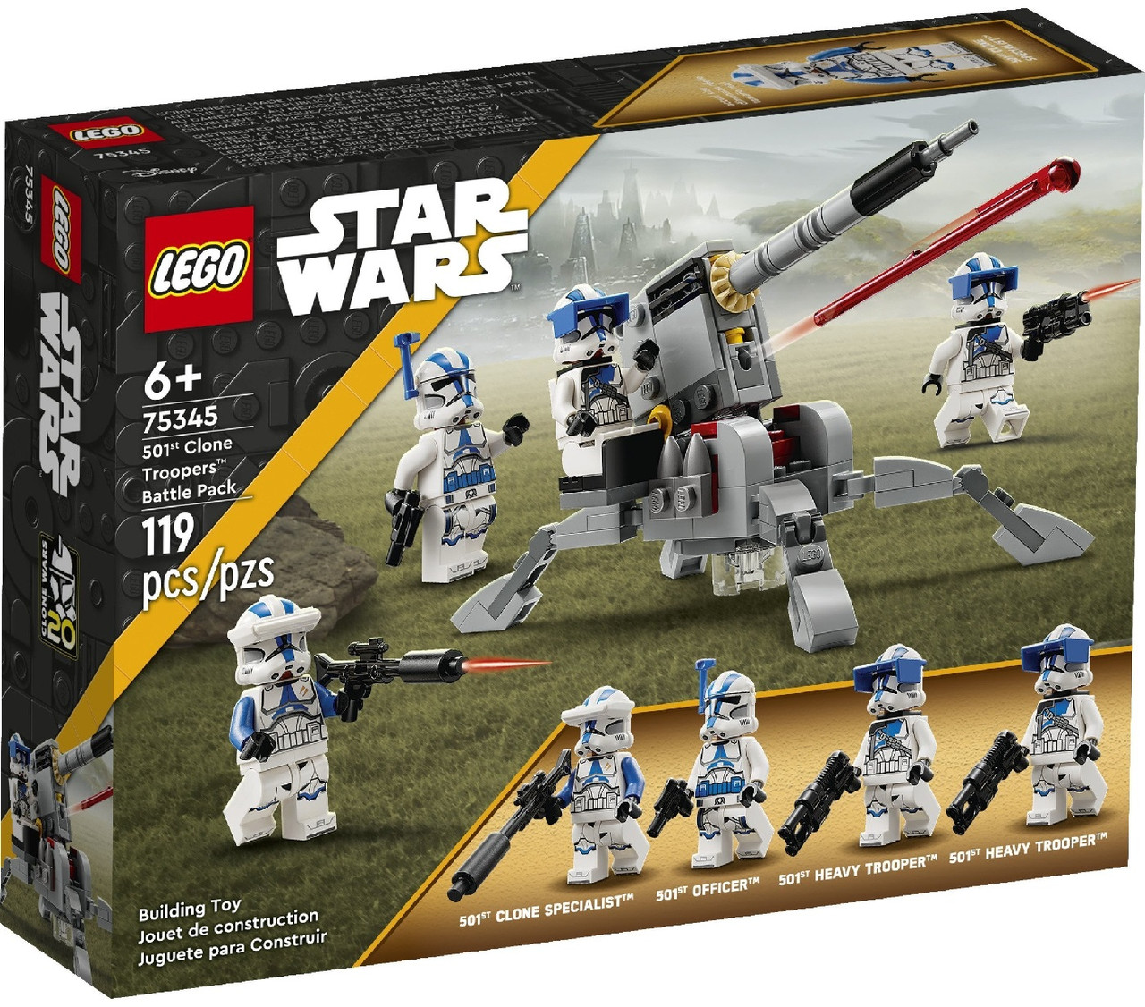 LEGO Конструктор Star Wars TM Бойовий загін бійців-клонів 501-го легіону