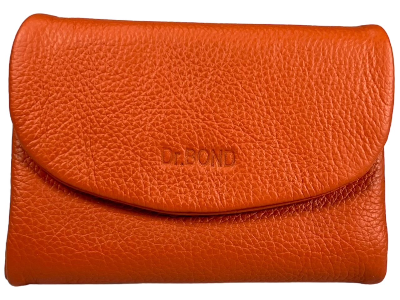 Гаманець жіночий шкіряний, колір помаранчевий, фото 1