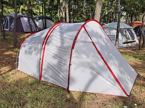Туристичний двомісний намет Naturehike Could Tourer Motercycle, Grey (NH19ZP013), фото 3