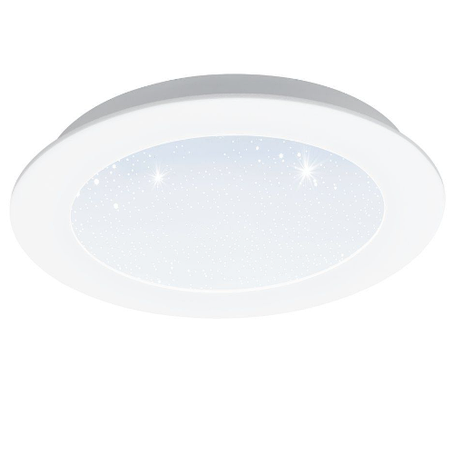 Вбудований світлодіодний світильник металевий білий із пластиковим плафоном 17х4.3 см, фото 1