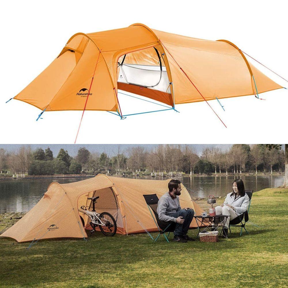 Двомісний намет з футпринтом Naturehike Opalus, Orange (NH20ZP001)