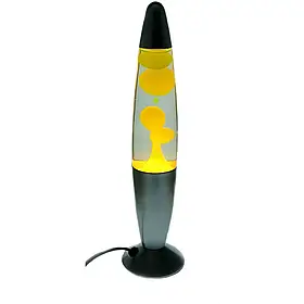 Лава Лампа жовта (34х9х9 см)