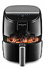 Аерофритюрниця Mozano Active Fryer Silver — 1500 Вт, 4 л, 8 програм, сенсорне керування, антипригарне покриття, фото 5