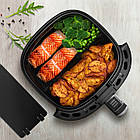 Аерофритюрниця Mozano Active Fryer Silver — 1500 Вт, 4 л, 8 програм, сенсорне керування, антипригарне покриття, фото 9