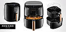Аерофритюрниця Mozano Active Fryer Gold — 1500 Вт, 4 л, 8 програм, сенсорне керування, золотистий колір, фото 6