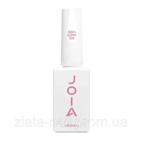 Топ для гель-лаку Aqua Gloss Top No Wipe, глянсовий, JOIA vegan, 15 мл