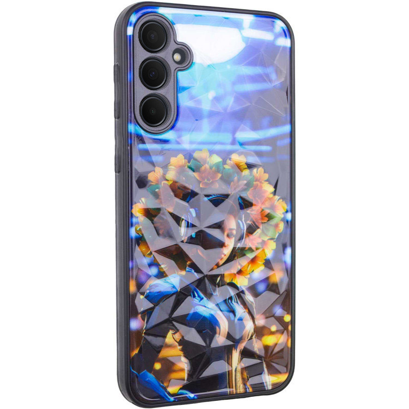 TPU+PC чохол Prisma Ladies для Samsung Galaxy A36 5G з креативним принтом Cyberpunk