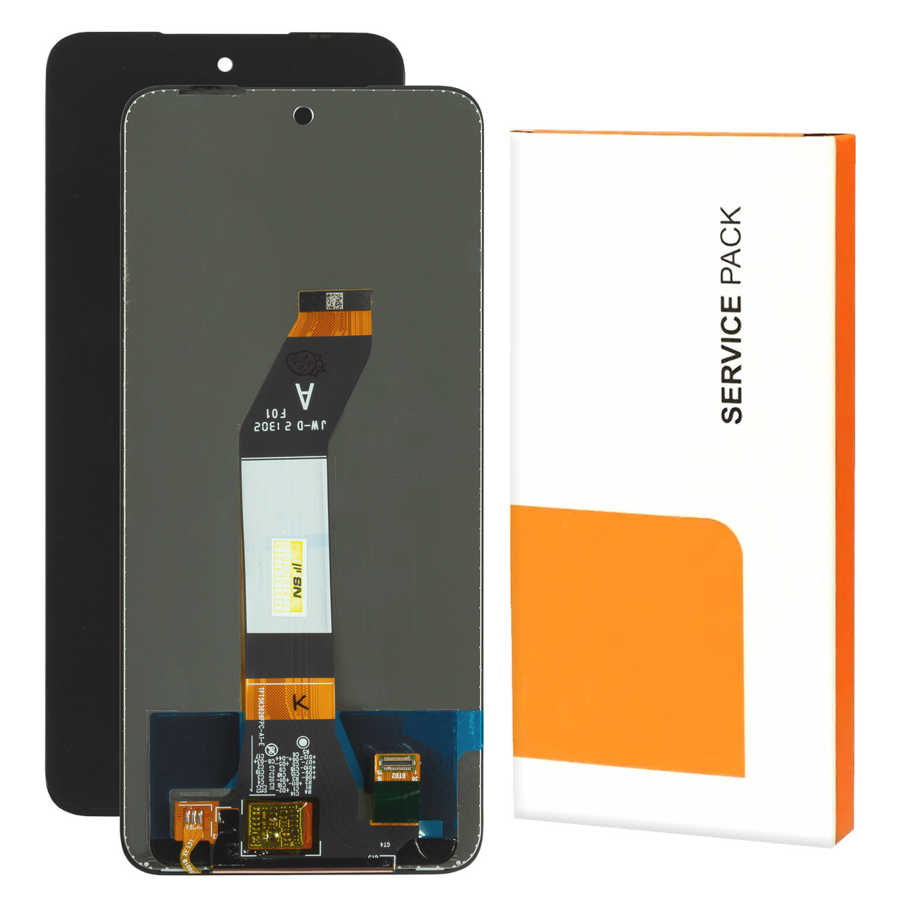 Дисплей XIAOMI Redmi 10/Redmi 10 (2022)/Redmi 10 Prime/Redmi Note 11 (4G) (21121119SC) Service Pack з чорним тачскрином