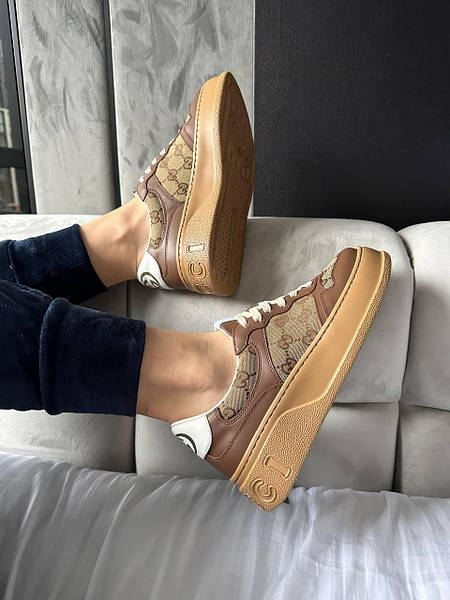 Gucci GG Sneakers Brown 12620 Marvinshop
