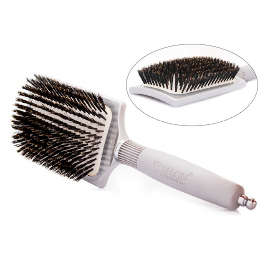 Масажний гребінець N-OG 800 AB-Сі Salon Professional з натуральною щетиною