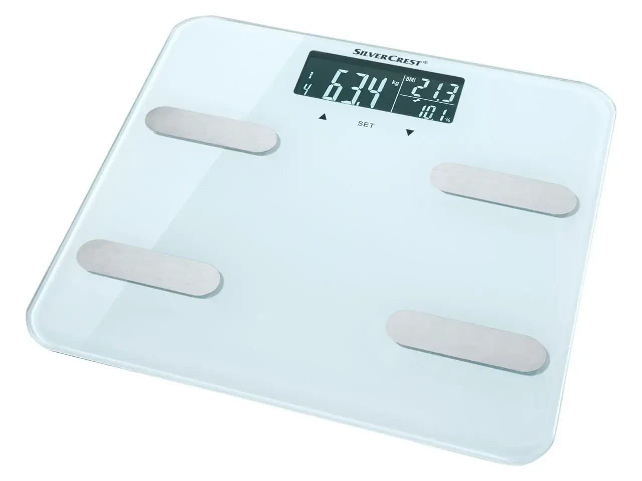 Ваги підлогові аналітичні до 180 кг Silver Crest SPWD 180 A2 White Німеччина, фото 1