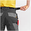 Штани робочі захисні чоловічі SteelUZ Grey 24 (зріст 182) спецодяг, фото 8