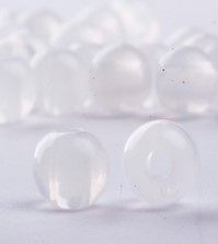 Намистини акрилові желейні Ball, 6 мм, 500 грам, H01-білий