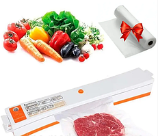 Вакууматор, вакуумний пакувальник для продуктів та їжі Freshpack Pro + Подарунок 5м Пакетів 25см