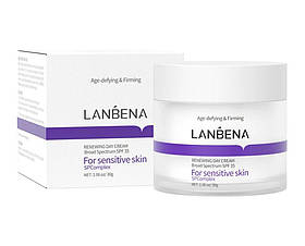 Денний крем для обличчя проти зморшок Lanbena SPF 35+ відновлюючий 30 мл
