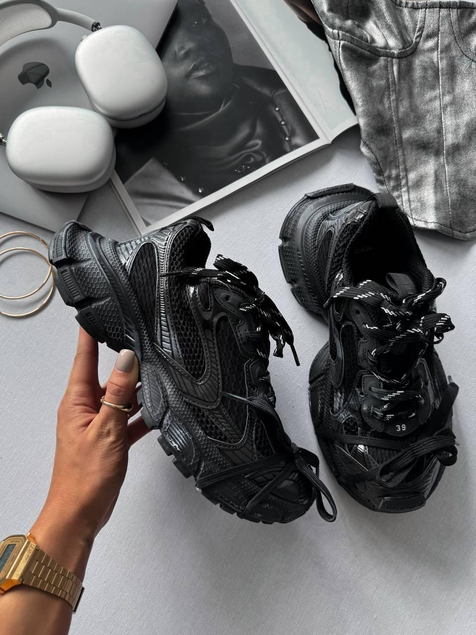 Кросівки чоловічі чорні Balenciaga 3ХL Triple Black (12691)