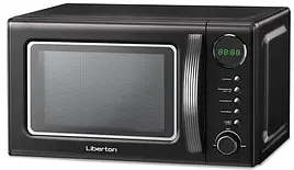 Мікрохвильова піч Соло Liberton LMW-2083E Black мікрохвильова піч 700Вт 20л Чорна