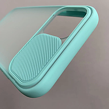 Чохол для Apple iPhone 11 Pro матовий із шторкою для камери чохол на айфон 11 про бірюзовий cur, фото 5