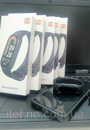 Фітнес-трекер Smart Band M8 USB (Чорний), фото 1