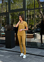 Жіночий медичний костюм «Ластик» колір цукру