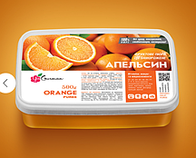Апельсин пюре с/м 250 гр
