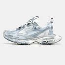 Кросівки чоловічі сірі Balenciaga 3ХL  White Silver (12608), фото 7