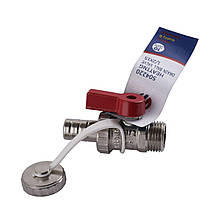 Кран дренажний зі штуцером Arco 1/2″ із заглушкою Red (Іспанія) 504220