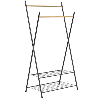 Стійка для Одягу Підлогова Casa Si Garment Rack Bamboo Black (CS92309W04) Австрія