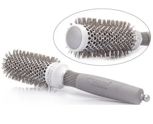 Керамічний брашинг Salon Professional N-OG 33 N-Ci продувний із нейлоновою щетиною, діаметр 33 мм