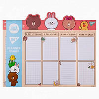Планінг настільний Yes Line Friends 35*28см 52арк