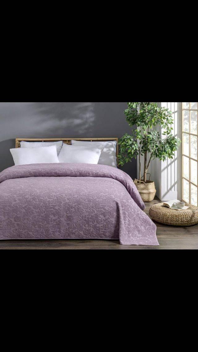 Простирадло 220*240 бузковий Unico Crown Home 23415, фото 1