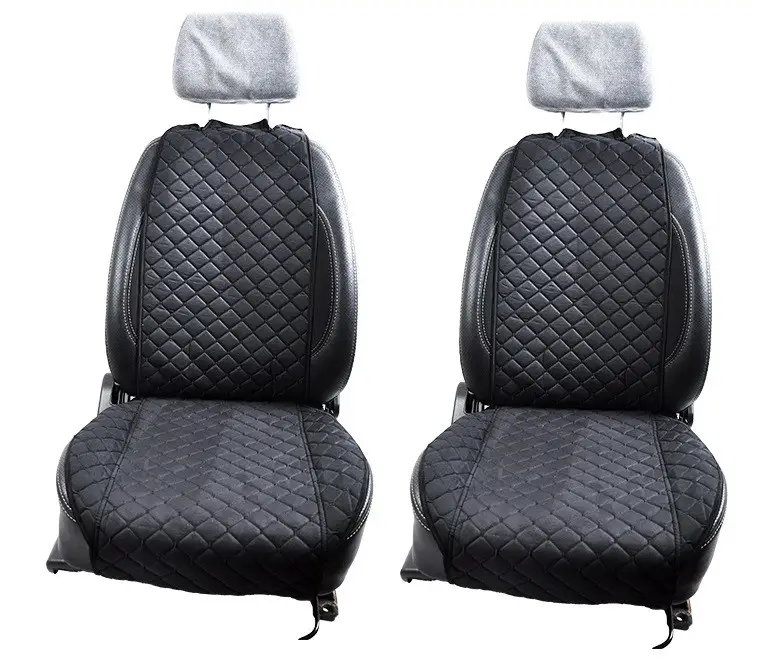 Накидки на сидіння з Алькантари Чорні спереду сидіння, фото 1