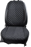 Накидки на сидіння з Алькантари Чорні спереду сидіння, фото 2