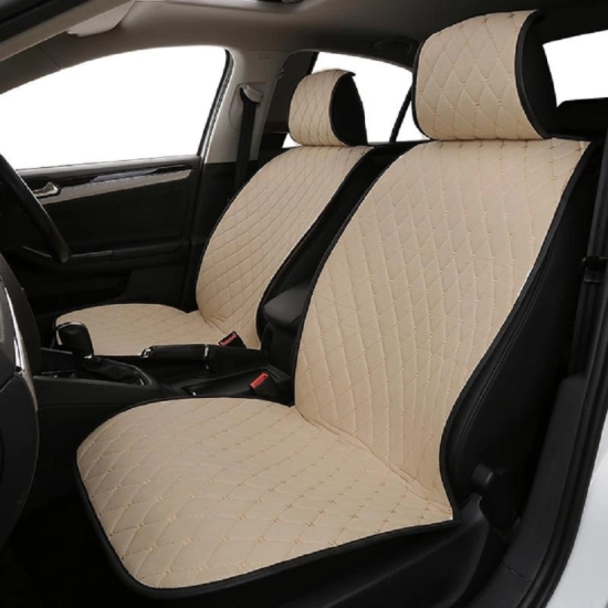 Накидки на сидіння з Алькантари Бежеві — передні сидіння, фото 1
