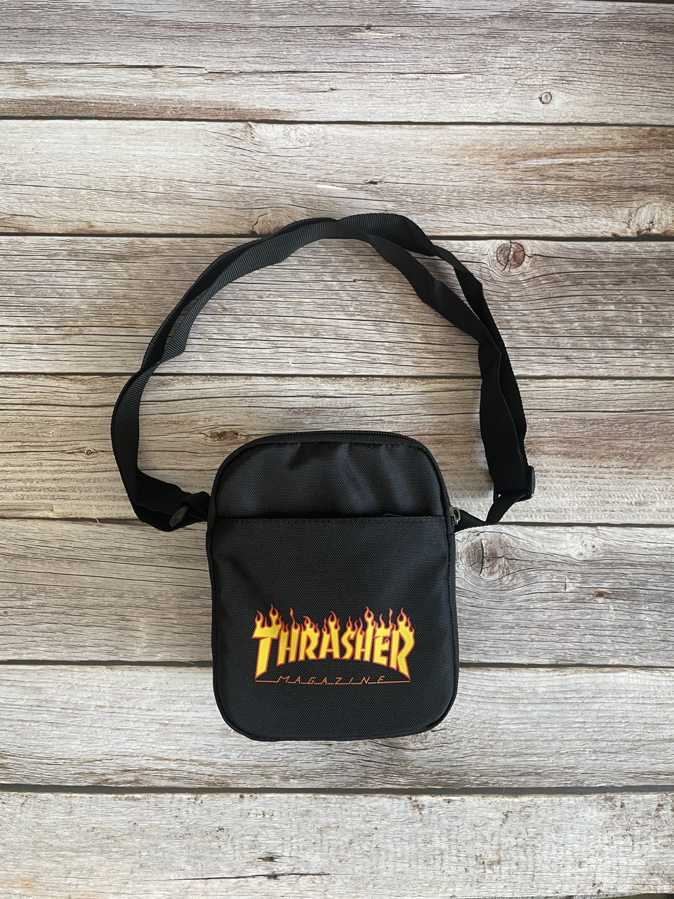 Маленька сумка через плече трешер Thrasher чорна