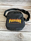 Маленька сумка через плече трешер Thrasher чорна, фото 4