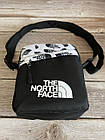 Маленька спортивна сумка через плече ТНФ The north Face принтована, фото 4