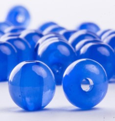 Намистини акрилові желейні Ball, 8 мм, 500 грам,  H39-синій