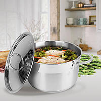 Каструля нержавіюча сталь Maestro MR-3511-24 (5л)