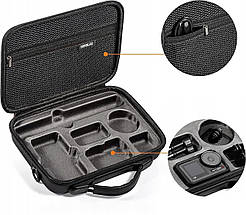 Ударостійкий чохол, сумка для екшн-камери DJI Osmo Action 4 і DJI Osmo Action 3, чорна, фото 3