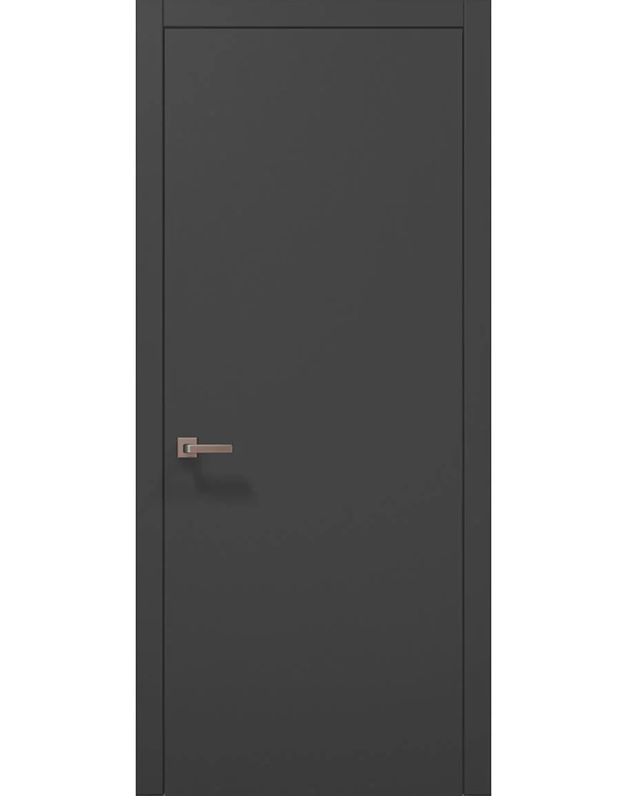 Полотно дверне Brama 6.01 2000х600 мм Чорний, фото 1