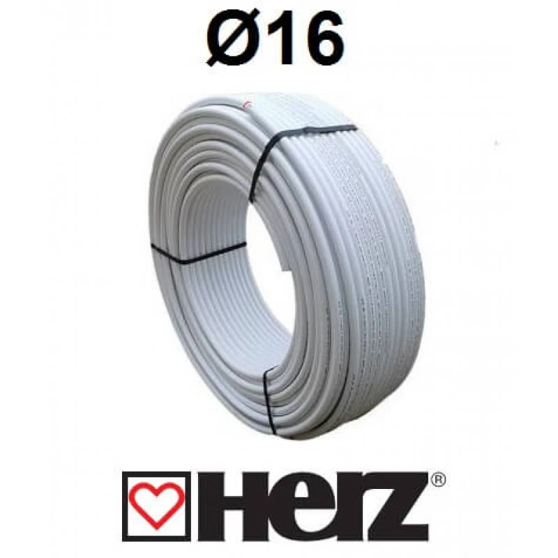 Труба металопластикова HERZ 16х2 мм, 200 м, фото 1